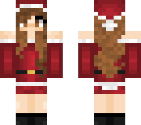 cute santa christmas girl