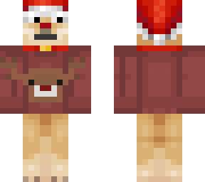 dog christmasskin