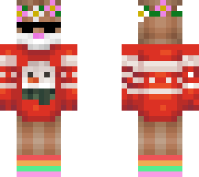 groovy hamster ready for christmas