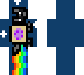 nyan cat pixel art