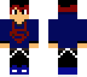 red ends with superman jacket