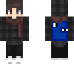 winter dino boy