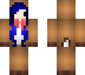 blue haired raindeer girl fixed