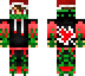 christmas colors finished skin