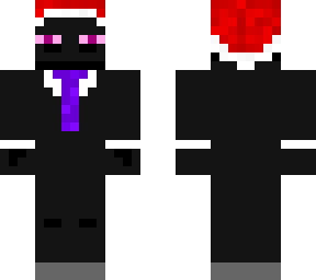 christmas enderman in a suit!