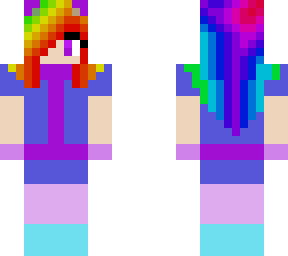 el skin de minecraft de mi hermanita/my little sister's minecraft skin