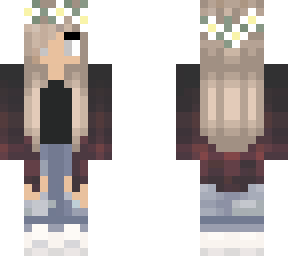 flower crown flannel
