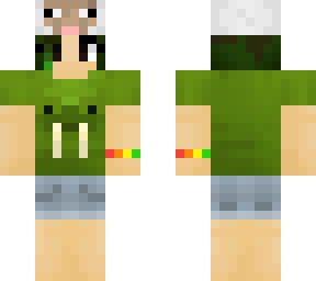me w/ green walrus shirt and sheep hat