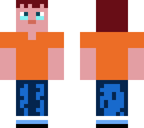 roleplay nick skin wearing orange shirt and crying