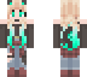 teal hair