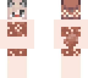 (not mine originally, just some edits) reindeer swimsuit cat girl