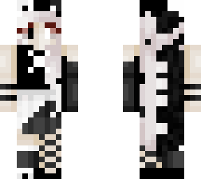 black and white cat
