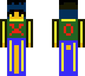 dad makes a skin