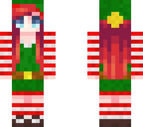 elf holiday girl skin