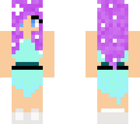 galaxy girl cute cheerleader