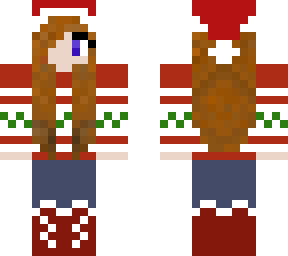 my first x-mas skin girl