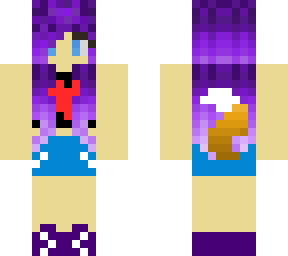 purple fox girl