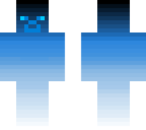 shaded blue steve