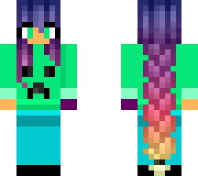 the creeper imposter with a rainbow ponytail