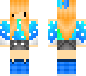 water grass chibi girl