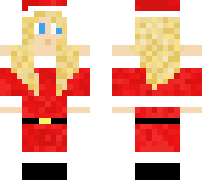 blonde santa