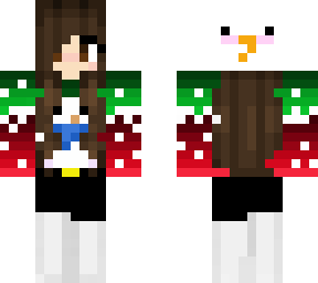 christmas sweater snowgirl!