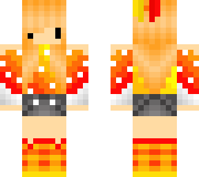 fire chibi girl