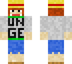 ungespielt one piece skin