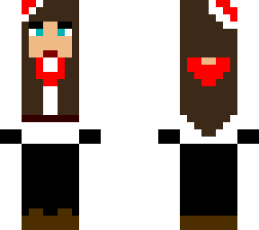 winter christmas brunette