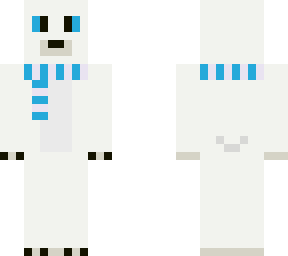 wintry polar bear