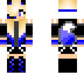 blue fox girl