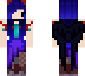 demon blue hair