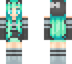 edited mint cat girl skin  credit: kaikat