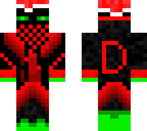 red christmas enderman