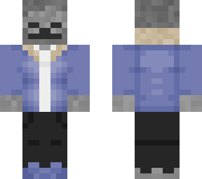 skeleton in a parka - 1st holiday skin
