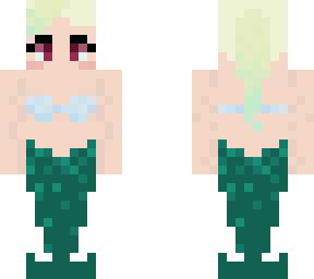 blonde tropical mermaid