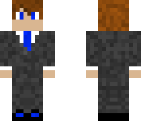 blue suit