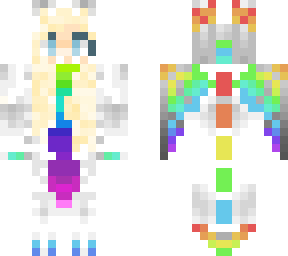 dragon girl rainbow