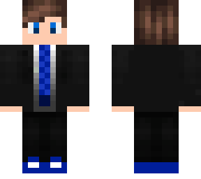 hombre formal azul