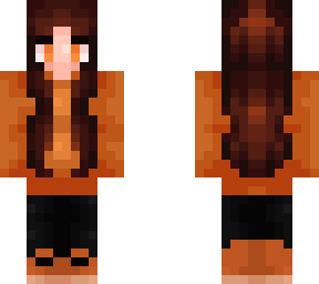 orange hoodie