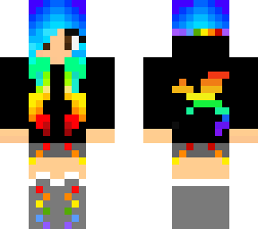 rainbow dragon hoodie
