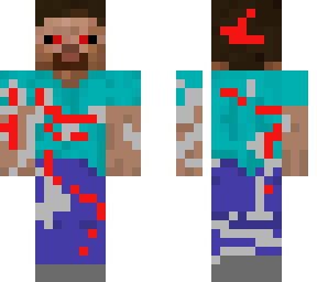 corrupted steve skin(base)