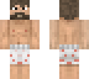 bearded man but with like hair and stuff, you know?