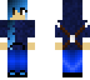 blue girl