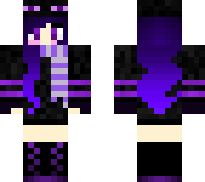enderman girl human version + scarf