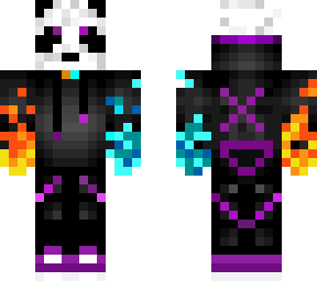 fire n ice w/ purple panda