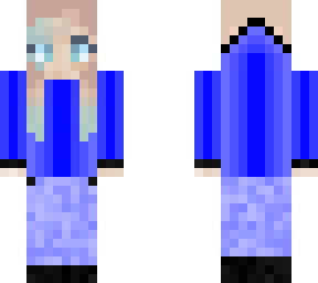 girl in a blue hoodie