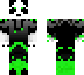 green panda