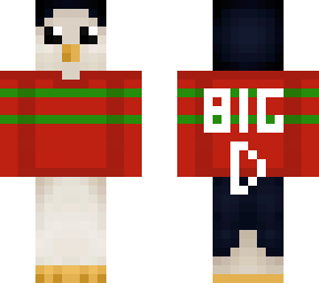 penguin christmas skin for d