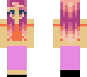 purple-ish sunset gurl oof